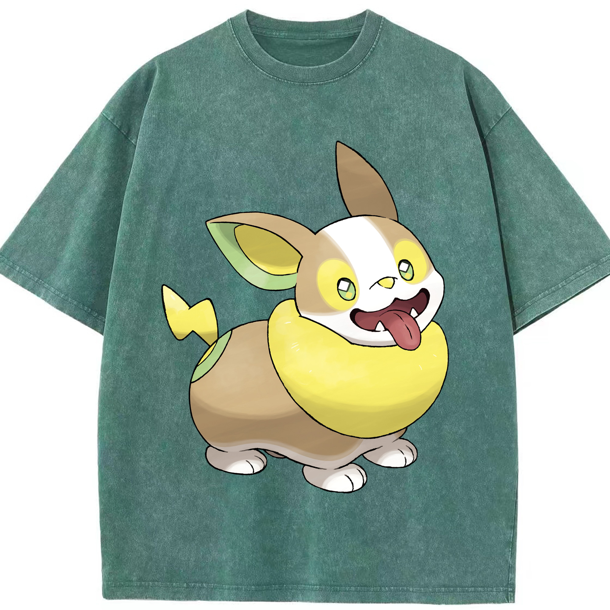 （画像用） ポケットモンスター Pokémon 綿100% ヴィンテージ風 半袖Tシャツ（フロントプリント）